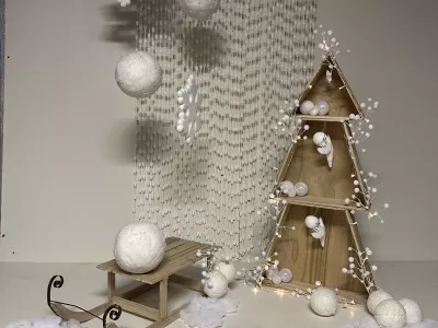 Kit 1 - Noël bois et neige